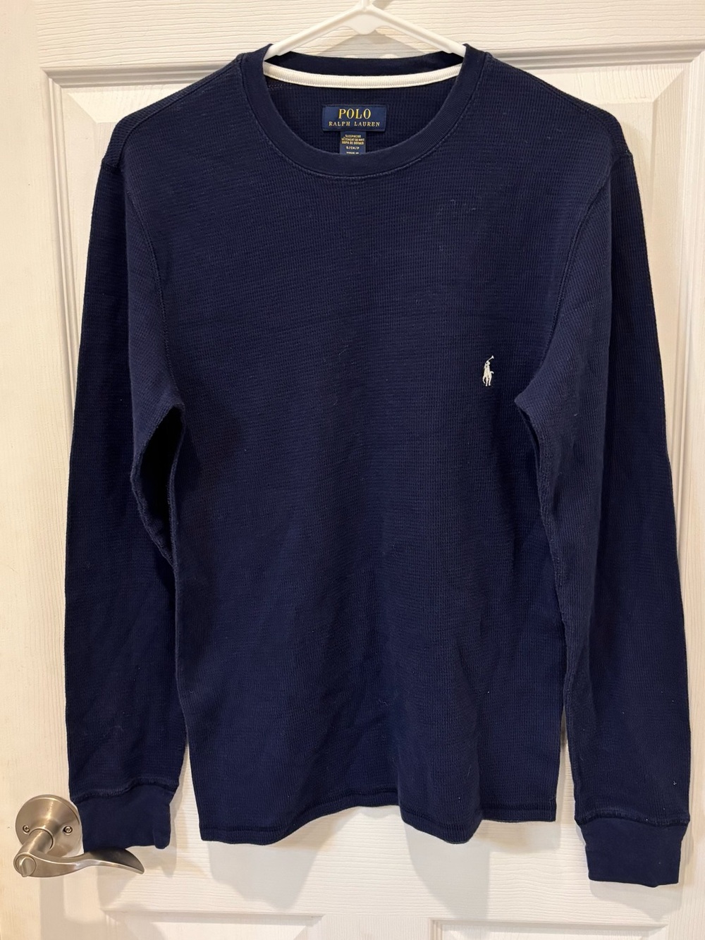 Polo by Ralph Lauren Navy Long-Sleeve Crew Thermal Shirt